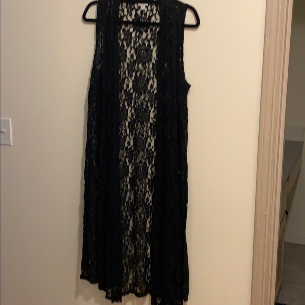 Lularoe black lace Joy